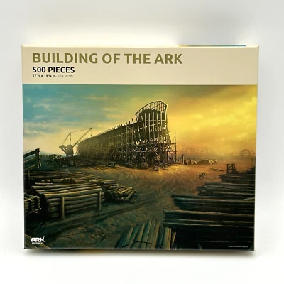 Building of the Ark 500 Pc Puzzle Noahs Ark Encounter Museum Kentucky Complete - Image 1 of 4