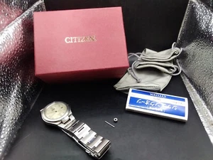 Raro Reloj Citizen "Citta" Eco Drive Para Repuestos O Reparaciones Corona Eje Roto... - Imagen 1 de 14