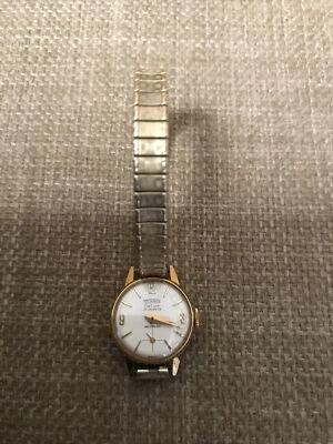 TECHNOS Wrist Watch Incabloc 17 Jewels Second Hand Dial Swiss Made Working RARE - Image 1 of 4