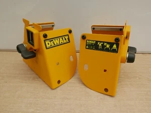 PAIR OF DEWALT SUPPORT BRACKETS & LOCKING LEVERS FOR THE DE7033 TRACKSTAND - Picture 1 of 2