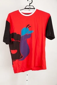 Slowbucks Viral Wear Shirt Mens 3XL Red Snail Crew Neck Short Sleeves - Picture 1 of 9