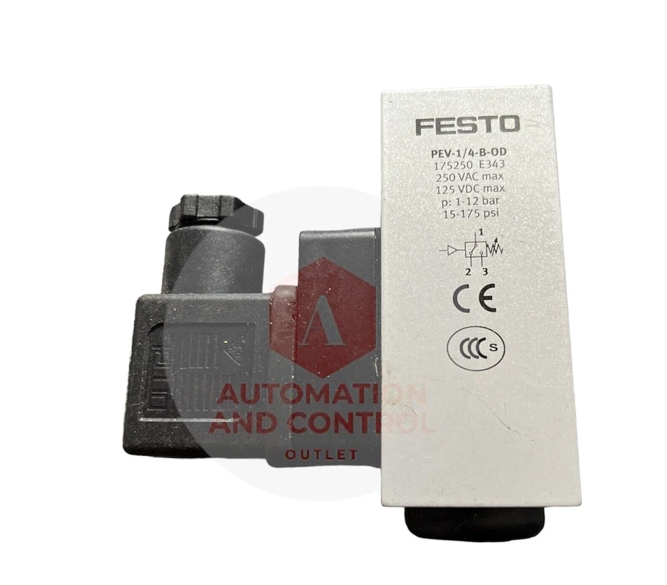 Festo 175250 Pressure Switch PEV-1/4-B-OD - Image 1 of 1