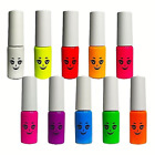 Funique Neon Face Paint Body Paint 10ml - Set of 10 Fluorescent Festival Makeup
