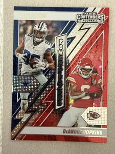 2024 Panini Contenders Power Players Sparkle Ceedee Lamb/DeAndre Hopkins #18 - Picture 1 of 2