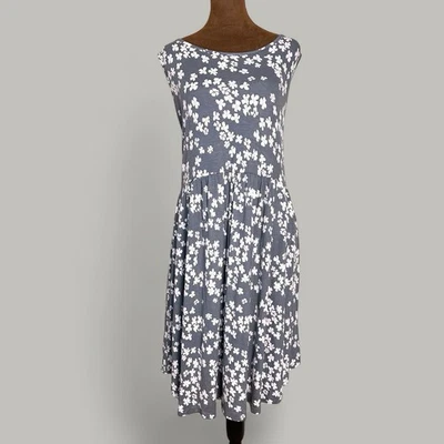House Dress Floral Midi Stretch Cottagecore Pockets 3X Muumuu Boho Cozy Comfy - Image 1 of 4