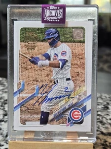 2025 Topps Archives Signature Series Nico Hoerner On Card Auto /25 - Bild 1 von 4