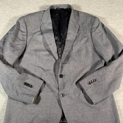 Blazer Rodd & Gunn Para Hombres 2XL Gris Calce Deportivo Tejido Italia Lino Algodón Chaqueta Foto 1 de 4