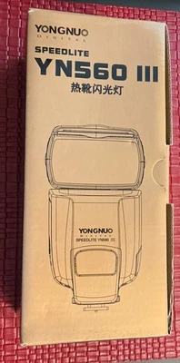 YONGNUO Speedlite YN-560-III Shoe Mount Flash for Canon New - Image 1 of 3