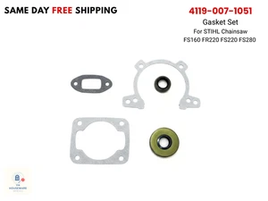 4119 007 1051 Juego de juntas para motosierra STIHL FS160 FR220 FS220 FS280  - Imagen 1 de 12