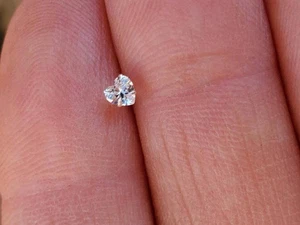 0.50Ct Heart Cut CZ Nose Stud Pin Piercing Jewelry 18K White Gold Plated - Picture 1 of 3