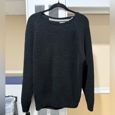 Original WeatherProof Vintage Heavy Weight Knit Classic Black Mens Sweater XL - Image 1 of 4