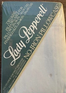 Lady Pepperell No Iron Pillowcases - White - 20" x 36" - NEW - Picture 1 of 3