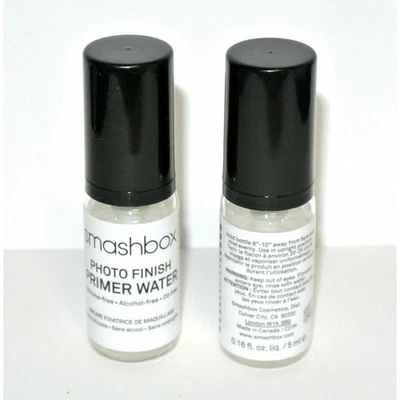 2 x Smashbox Photo Finish PRIMER AGUA 0,16 fl. oz. mini try talla nuevo Foto 1 de 2