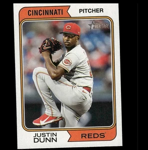 2023 Topps Heritage - Justin Dunn #428 - Bild 1 von 2