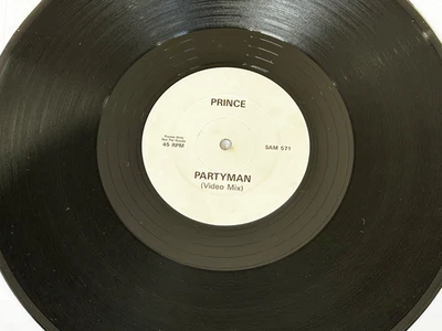PRINCE  Partyman UK 1 -Track PROMO 12" Warner Bros  FUNK /SOUL - Image 1 of 4