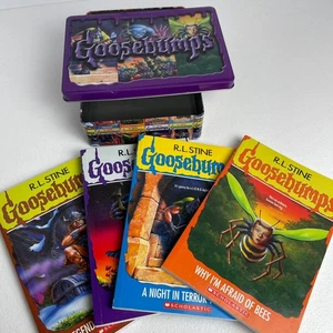 Gänsehaut Bücher Dose mit Nachdruck Bücher 4 Stück - Bild 1 von 7