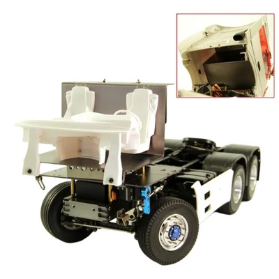 Metall Zweite Boden Bord für Tamiya 1/14 RC Lkw Scania MAN Benz DIY Teile - Bild 1 von 4