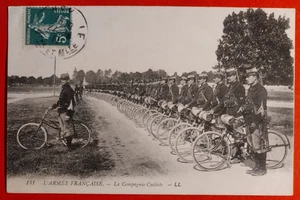AK MILITÄRFAHRRAD PEUGEOT CAPTAIN GÉRARD FAHRRAD RADSPORT 1914 - Bild 1 von 2