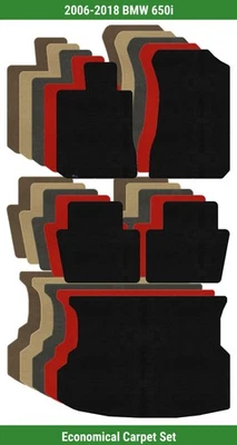 Lloyd Custom Velourtex Carpet Mat Set for BMW 650i (5 pieces) #V5 - Image 1 of 4