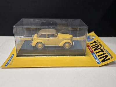 Tintin 1/24 #21 Opel Olympia Cabriolet Syldavian Spies Car NEW Hachette - Image 1 of 4