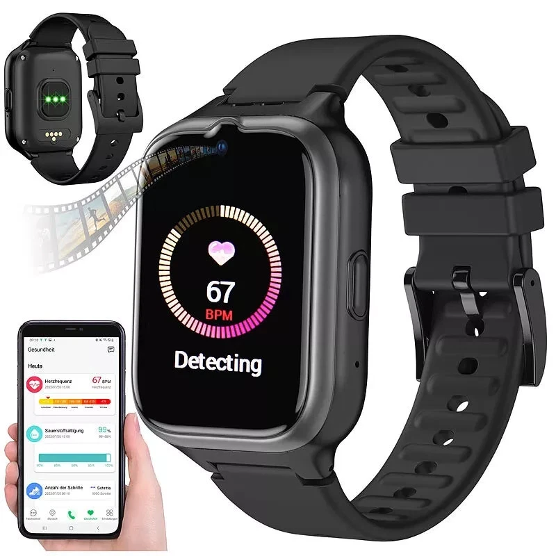 4G/LTE-Senioren-GPS-Handy-Uhr mit Garantruf Easy und Video-Telefonie - Bild 1 von 1