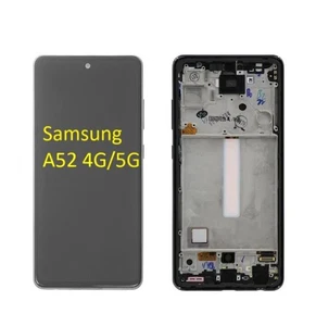 Display für Samsung Galaxy A52   4G  5G   Bildschirm Touchscreen mit Rahmen - Bild 1 von 6