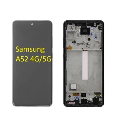 Display für Samsung Galaxy A52   4G  5G   Bildschirm Touchscreen mit Rahmen - Bild 1 von 4