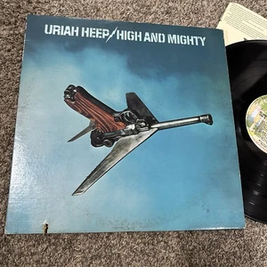 Uriah Heep album ,High and mighty ,1976 Vinyl - Picture 1 of 9