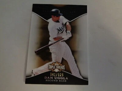 2009 Topps Triple Threads Sepia Dan Uggla Card #83 Serial #341/525 - Image 1 of 2