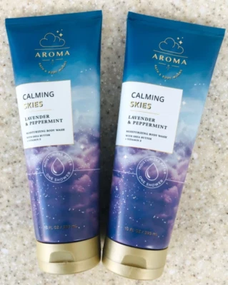 2 Jabón Corporal Hidratante Calming Skies LAVANDA Y MENTA 10 OZ LOTE/CONJUNTO de 2 Foto 1 de 2