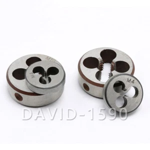 Select Size M1 to M2.6 Metric Die Right Hand Die Small Mini Round Threading Dies - Picture 1 of 8