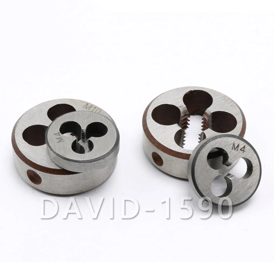 Select Size M1 to M2.6 Metric Die Right Hand Die Small Mini Round Threading Dies - Image 1 of 4