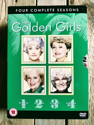 The Golden Girls Series 1,2,3,4 DVD R2 UK VGC 1985 TV Season Bea Arthur Betty Wh - Image 1 of 4