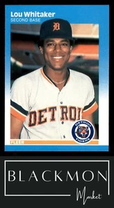 1987 Fleer Glossy #168 Lou Whitaker - Picture 1 of 2