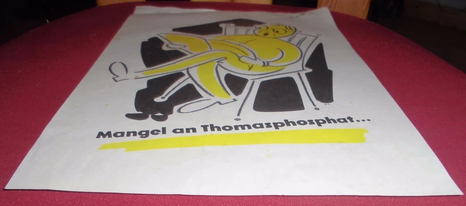 prospekt blatt alt mangel an  thomas phosphat nicht dünger reklame werbung 1956 - Bild 1 von 1