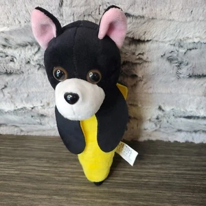 Juguete de peluche de felpa ideal negro 9 pulgadas BANANA comida para perros usado en excelente estado - Imagen 1 de 6