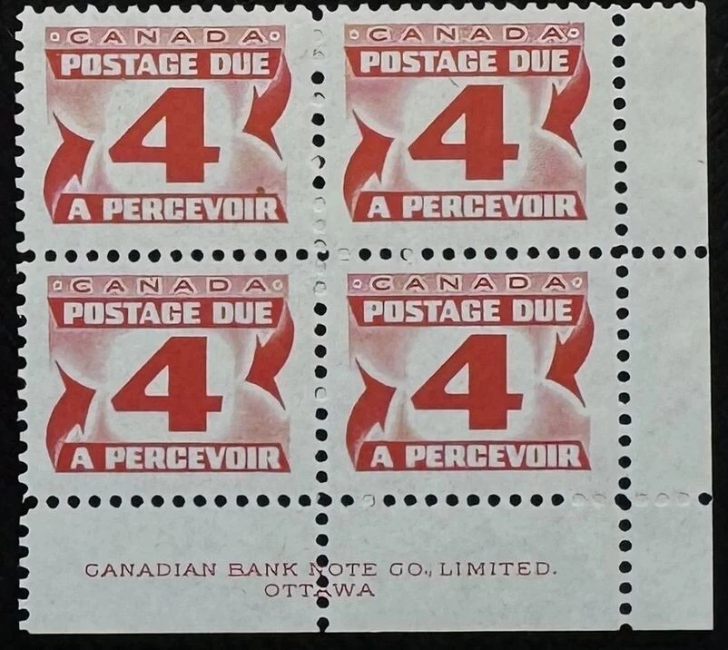 CANADÁ Nº J31i, POSTEO VENCIDO 3ª EDICIÓN, PAPEL DF, LR, VF MNH, CV 25.00 (KF657d) Foto 1 de 1
