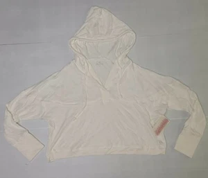 Altard State Revival Cropped Hooded Pullover Sweater Large Ivory NWT See Details - Picture 1 of 12