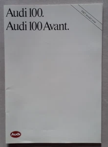 Audi 100 Saloon & Avant Brochure 1987 - CC CD Quattro - Picture 1 of 6
