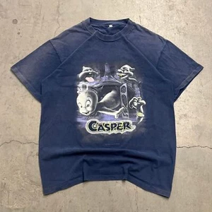 vintage 1995 casper the ghost "the ghostly trio" movie promo tshirt medium blue - Picture 1 of 6