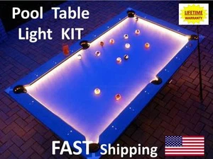 LED Pool & Billiard Table Lighting KIT - light your Outdoor Pool Table - Picture 1 of 9