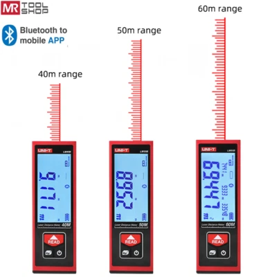 UNI-T Bluetooth Laser Rangefinder Point Distance Meter Tape Measurer APP 40M-60M - Image 1 of 4