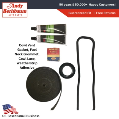 1942 Plymouth P14 4-Door Sedan Complete Master Weatherstrip Rubber Kit - Image 1 of 4