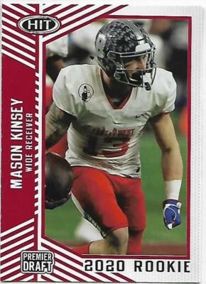 2020 SAGE HIT Premier Draft Red #18 Mason Kinsey NM Near Mint - Image 1 of 2