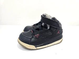 Zapatos de baloncesto Nike Air Jordan para niños pequeños 407496-020 negros rojos talla 8C EE. UU. - Imagen 1 de 10