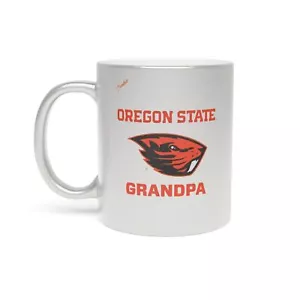 Taza metálica Oregon State Beavers GRANDPA (plateada) - Imagen 1 de 5