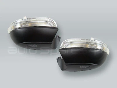 Door Mirror Turn Signal Lamps with Courtesy Lights PAIR fits 2009-2017 VW CC Eos - Image 1 of 2
