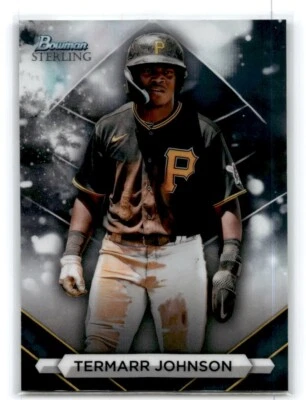 2023 Bowman Sterling Termarr Johnson BSP-73 Pirates - Image 1 of 2