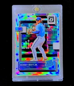 BOBBY WITT JR. ROOKIE REFRACTOR SILVER HOLO Prizm Chrome Non Auto - ROYALS - Picture 1 of 5