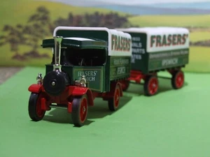 Matchbox Yesteryear 1922 Foden 'C' type Steam Wagon & trailer Fraser's - Picture 1 of 7